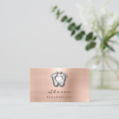 Massagetherapie Reflexology Therapy Roos Silver Visitekaartje (Staand voorkant)