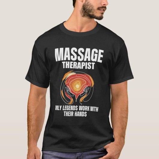 Massagetherapie T-shirt (Voorkant)