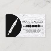 Massagetherapie Therapist Houten Therapiemiddelen Visitekaartje (Voorkant)