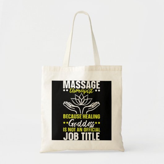 Massagetherapie Therapistische spiertherapie Relax Tote Bag (Voorkant)