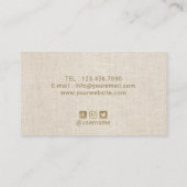 Massagetherapie Verwarmingshanden Reiki SPA Visitekaartje (Achterkant)