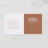 Massagetherapie Visitekaartje (Achterkant)