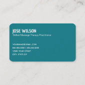 Massagetherapie Visitekaartje (Achterkant)
