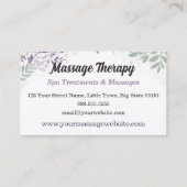 Massagetherapie Visitekaartje (Voorkant)