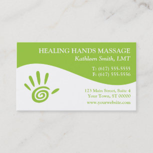 Massagetherapie Visitekaartjes