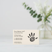 Massagetherapie Visitekaartjes (Staand voorkant)