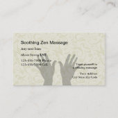 Massagetherapie-Visitekaartjes Visitekaartje (Voorkant)
