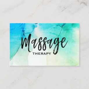*~* Massagetherapie ~ Waterverf massagetherapie Visitekaartje