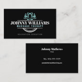  massagetherapieVisitekaartjes Visitekaartje (Voorkant / Achterkant)