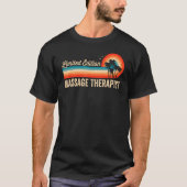 Massagetherapist Birthday Retro Mannen Pap T-shirt (Voorkant)