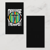 Massagetherapist Caduceus - Fysieke Therapist Visitekaartje (Voorkant / Achterkant)