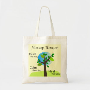 Massagetherapist Canvas tassen - Ontwerp