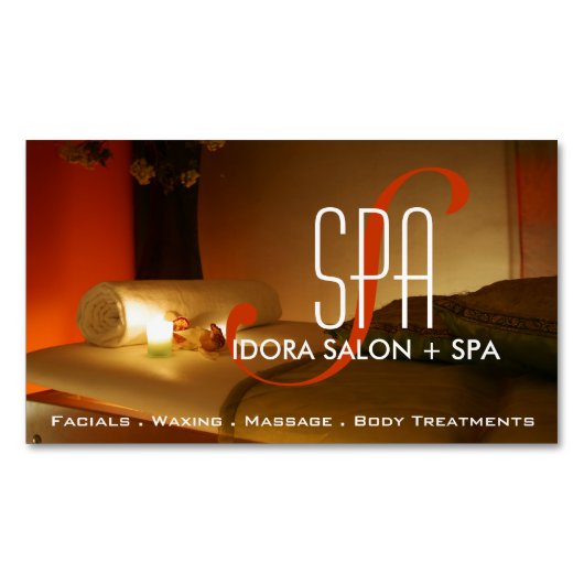 Massagetherapy Magnets Magnetisch Visitekaartje (Voorkant)