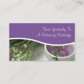 MassageVisitekaartjes Visitekaartje (Voorkant)