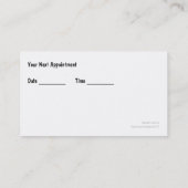 MassageVisitekaartjes Visitekaartje (Achterkant)