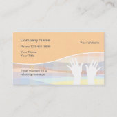 MassageVisitekaartjes Visitekaartje (Voorkant)