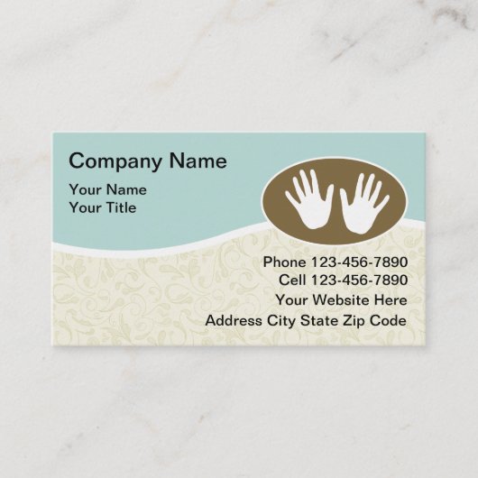 MassageVisitekaartjes Visitekaartje (Voorkant)