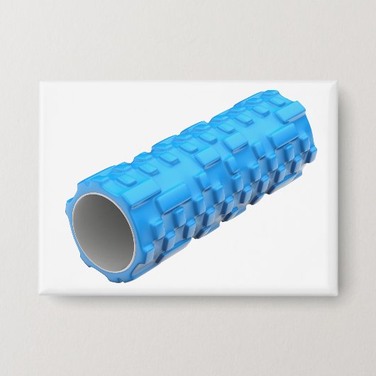 Massagewals met blauw schuim button (Voorkant)