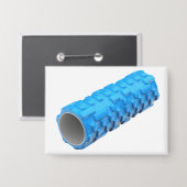 Massagewals met blauw schuim button (Voorkant / Achterkant)