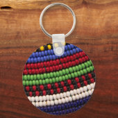 Massai Kralenpatroon Sleutelhanger (Voorkant)