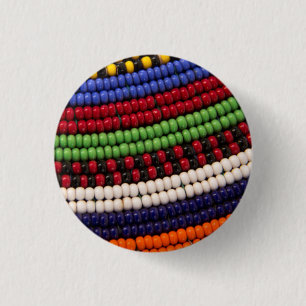 Massai-stam Kralenpatroon Ronde Button 3,2 Cm