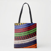 Massai Tribal Bead Pattern Draagtas (Voorkant)