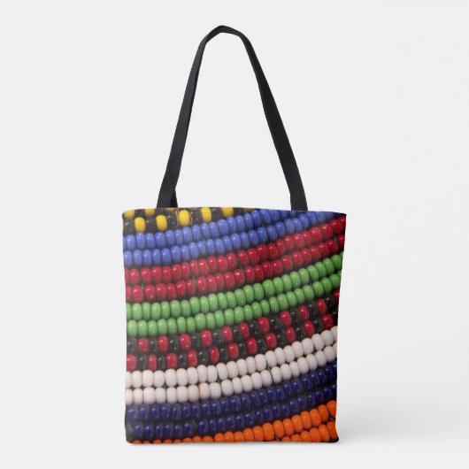 Massai Tribal Bead Pattern Draagtas (Achterkant)