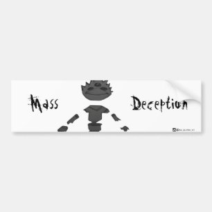 Massale bedrog bumpersticker