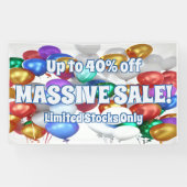 Massale verkoop Vinyl Banner 3' x 5' Banner (Horizontaal)