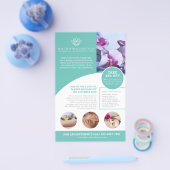 Massamassa wellness center aqua promo flyer (Enkel)