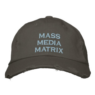 massamediamatrix geborduurde pet