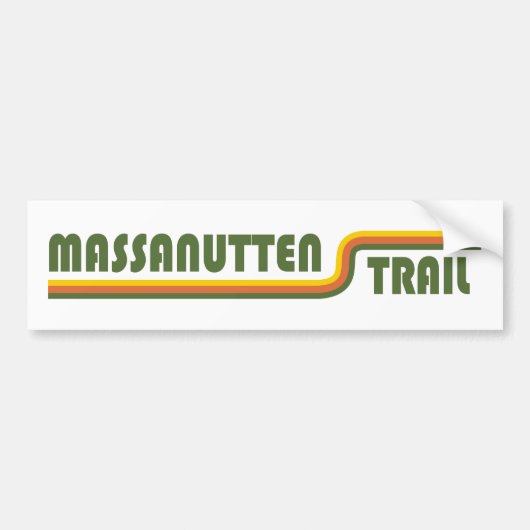 Massanutten Trail Virginia Bumpersticker (Voorkant)