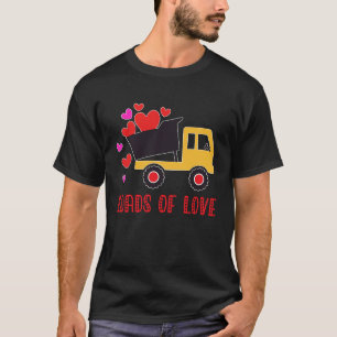 massa's liefde Toddler truck Valentijnsdag voor k T-shirt