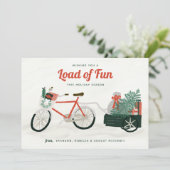 Massa's pret leuk feestdagenkaart (Staand voorkant)