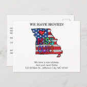 Massa's van de staat Missouri Briefkaart (Voorkant / Achterkant)