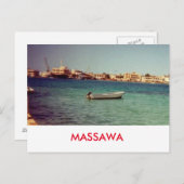 MASSAWA BRIEFKAART (Voorkant / Achterkant)