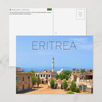 Massawa, Eritrea Reisansichtkaart Briefkaart