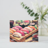 masse alimentaire envoi de cartes postales japonai (Debout devant)