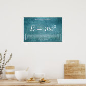 Masse-énergie - Poster des mathématiques (Cuisine)