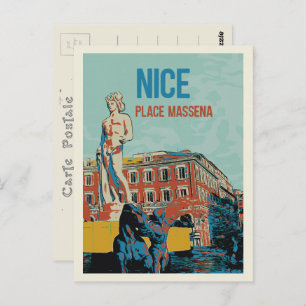 Massena square Nice France Briefkaart