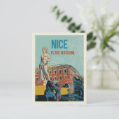 Massena square Nice France Briefkaart (Staand voorkant)