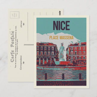 Massena square Nice France Briefkaart