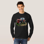 Massey Ferguson Red Tractor in het veld T-shirt (Voorkant volledig)