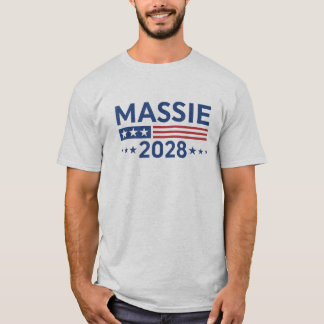 Massie 2028 voor 48e president Thomas Massie 2028  T-shirt