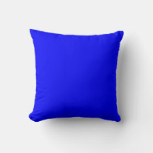 massief blauw minimalistisch Sierkussen