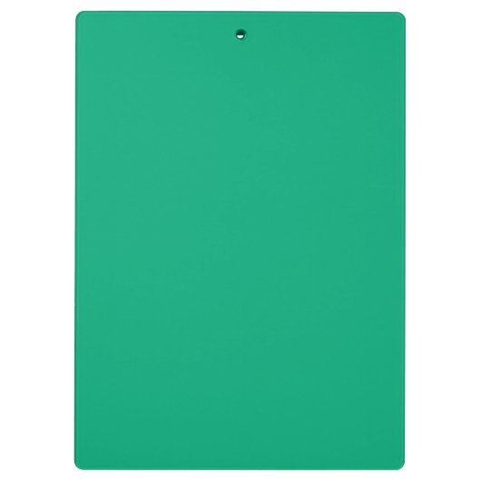 Massief Groen Blauw Klembord met Custom Design (Achterkant)