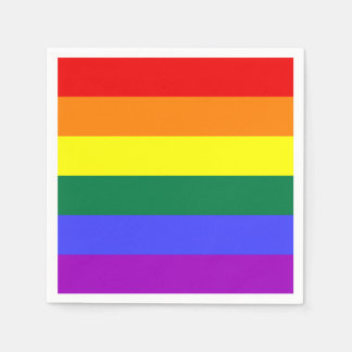 Massief regenboogservet servet