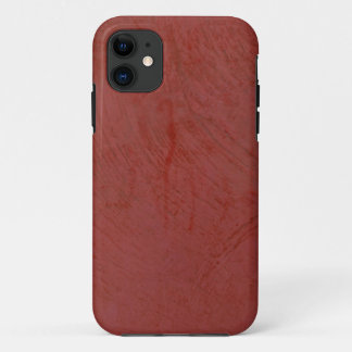 Massief rood iPhone 11 hoesje