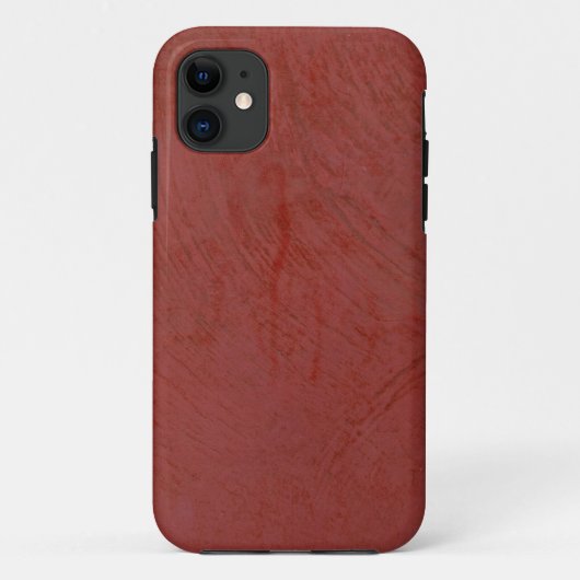Massief rood Case-Mate iPhone case (Achterkant)