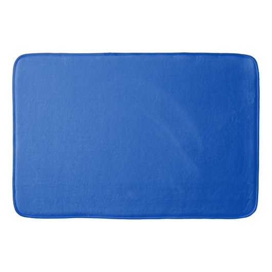 Massief saffier blauw badmat (Voorkant)